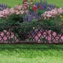 Virágágyás szegély / kerítés 45 x 35 cm műanyag