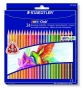 Színes ceruza készlet, háromszögletű, STAEDTLER "Noris Club", 24 különböző szín