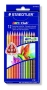 Színes ceruza készlet, háromszögletű, STAEDTLER "Noris Club", 12 különböző szín