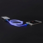 iPhone 5, 5S, 5C, 6, 6plus / iPod / iPad USB világító adat- és töltőkábel 1 m